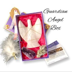 Personalized Valentines Gift for Angel and Crystal Lovers Box Kit of Crystal